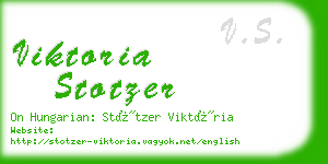 viktoria stotzer business card